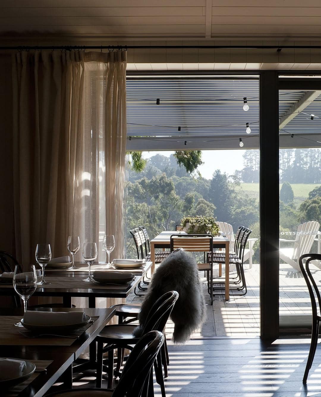 Dining room at Polperro