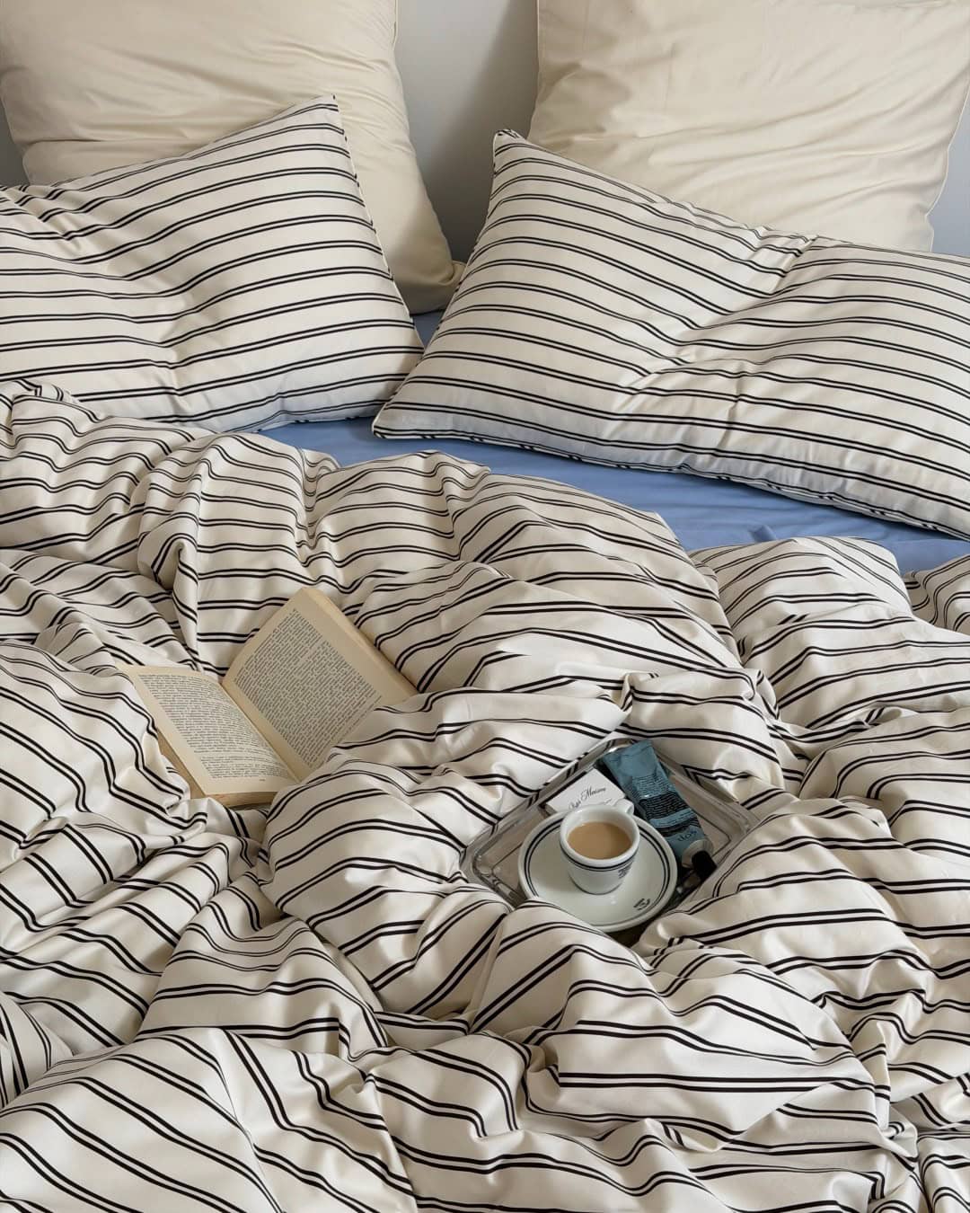 Sheet Society striped bedding set