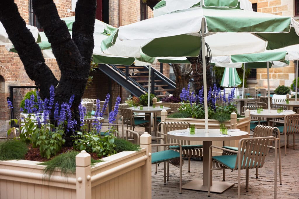 The interior space of The Garden in The Rocks.