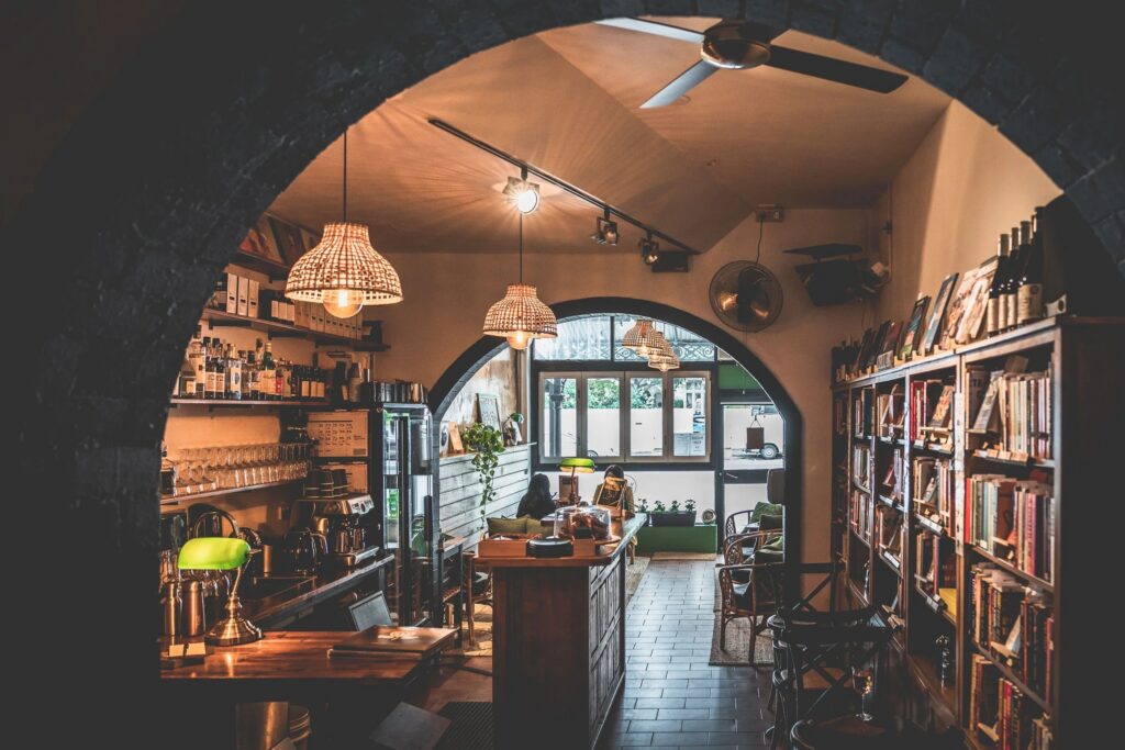 Willows & Wine in North Melbourne, a Melbourne bar and bookshop