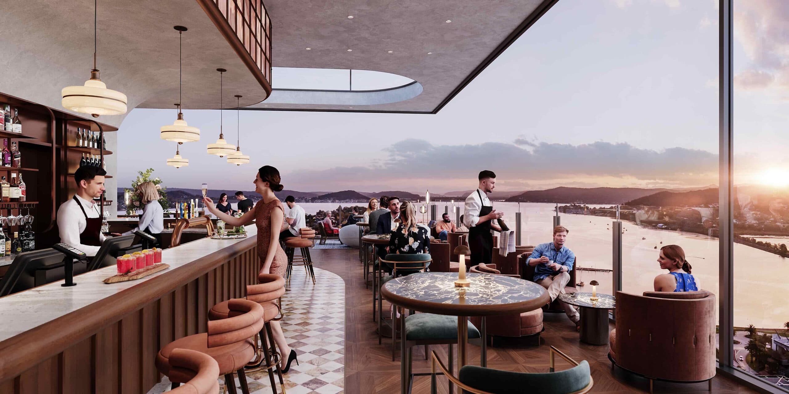 voco Gosford rooftop bar
