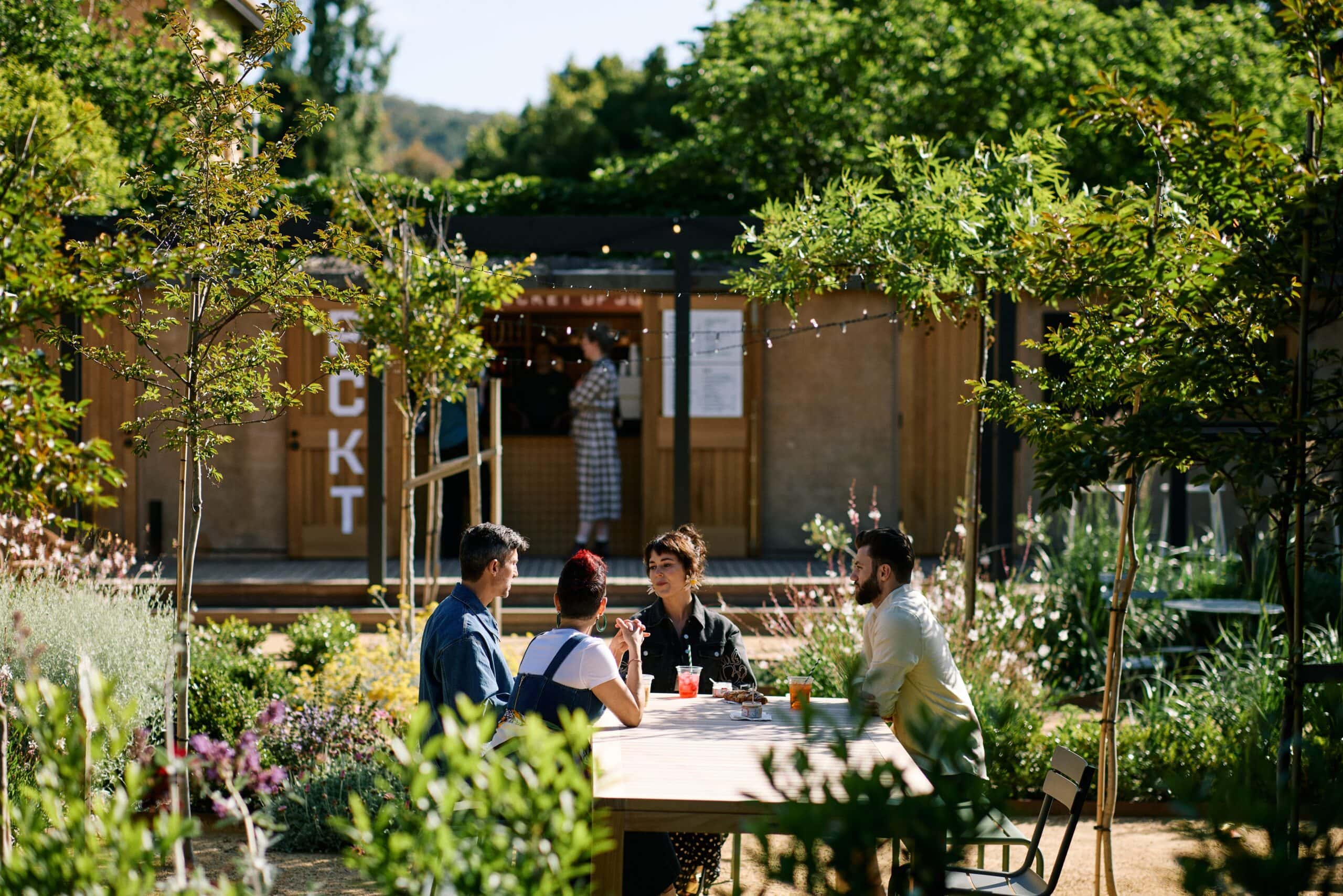 Little Pocket of Joy garden kiosk at Carrick Hill in SA.