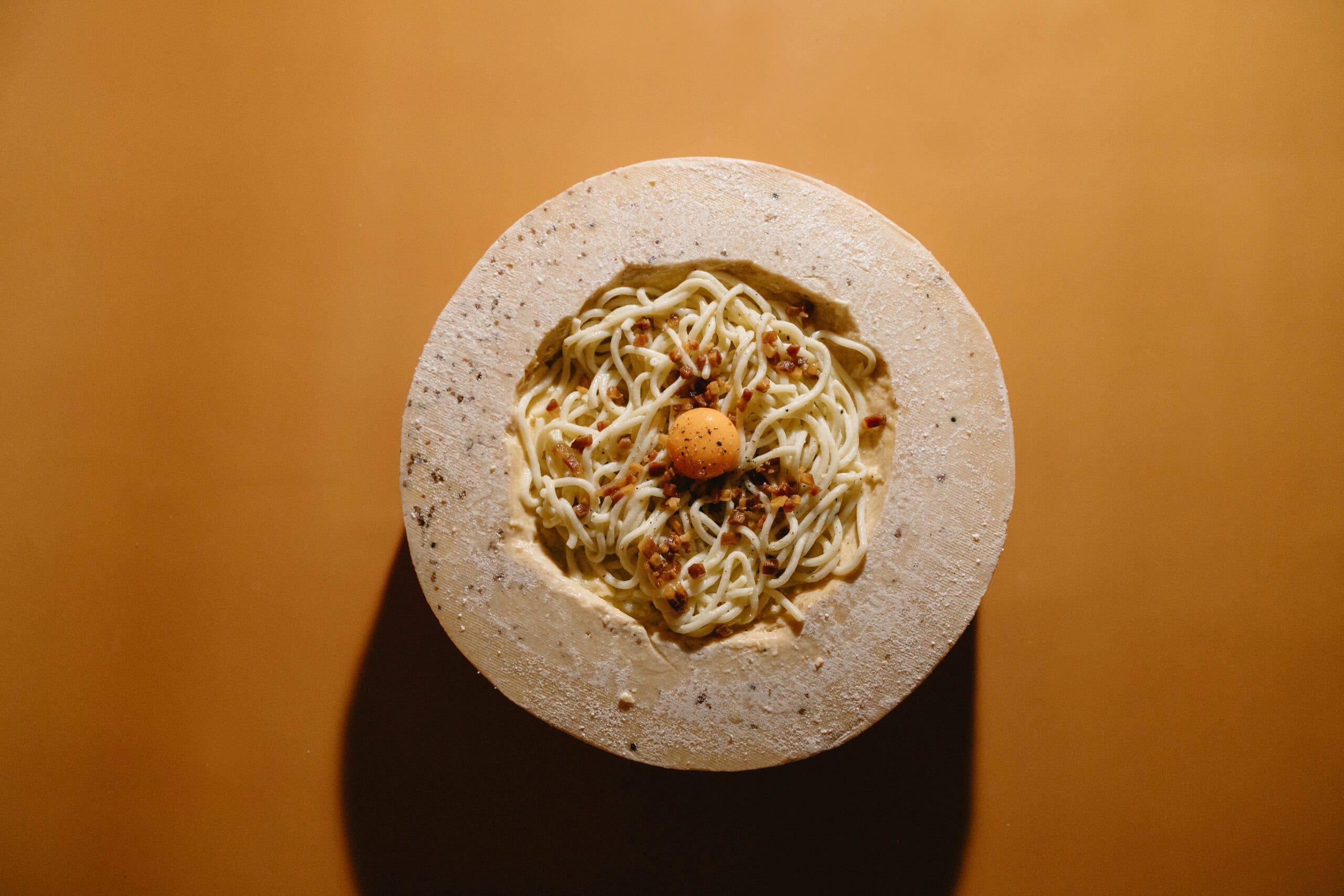 Rovollo Italian restaurant parmesan wheel