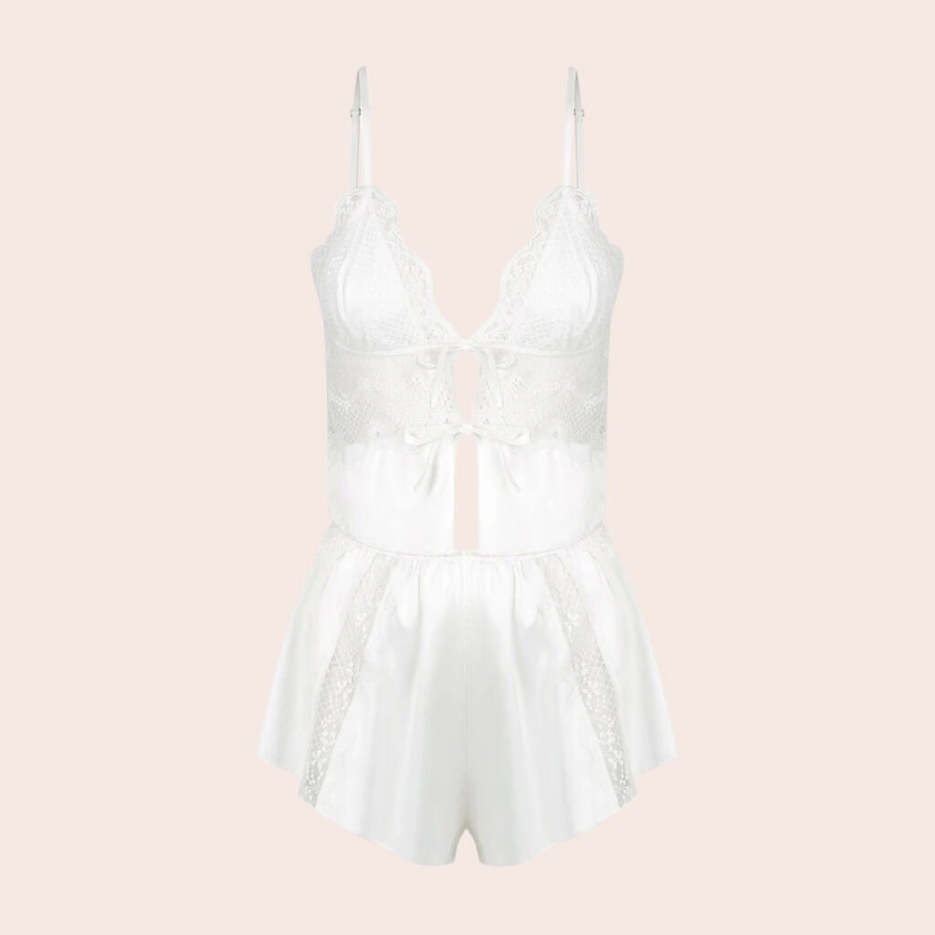 Kat The Label Lucille Set in Ivory