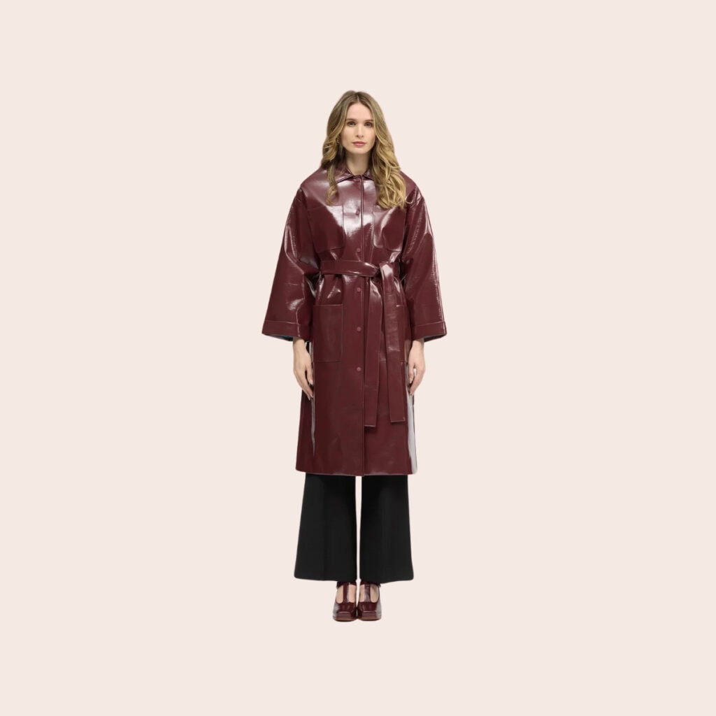 Bul Selva Raincoat in Burgundy Bul Selva Raincoat in Burgundy