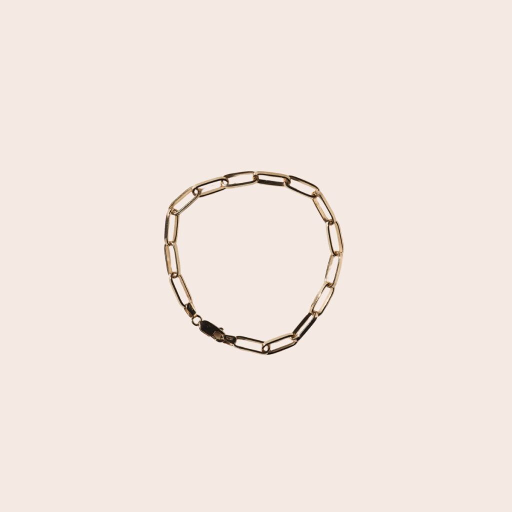 Kate & Kole Paper Link Bracelet 9ct Yellow Gold Kate & Kole Paper Link Bracelet 9ct Yellow Gold