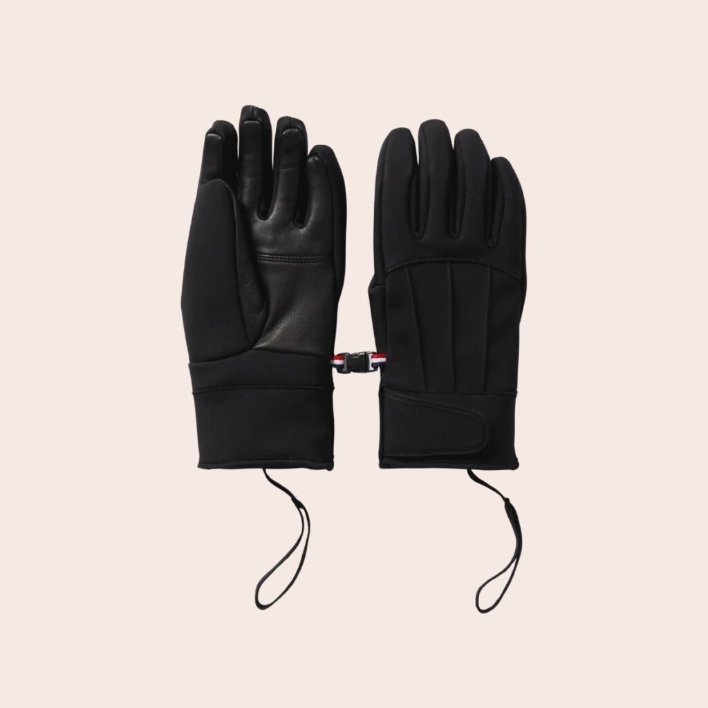 Fusalp Glacier Softshell and Leather Ski Gloves