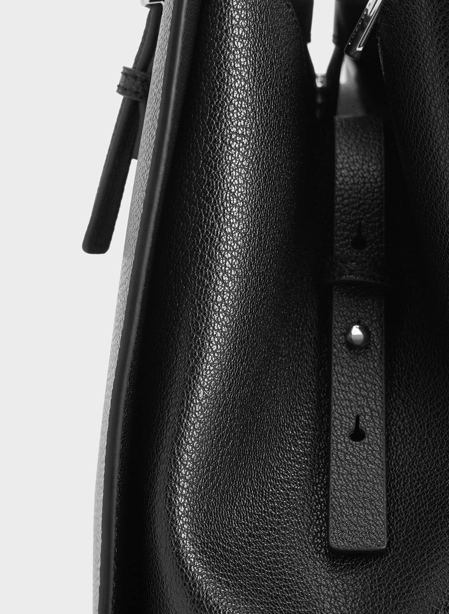 Charles & Keith Sansa Tote Bag in Black