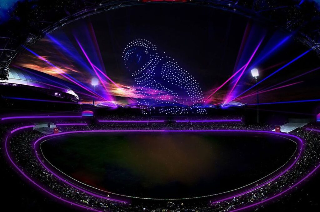 Horizons at Adelaide Oval as part of Illuminate, Adelaide.