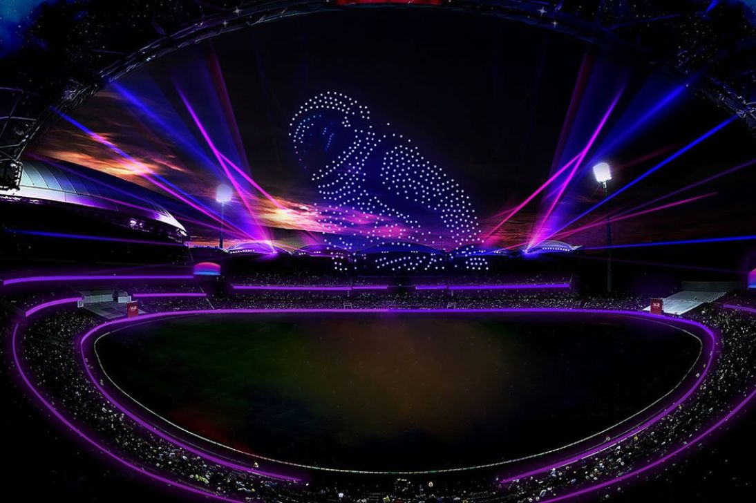 Horizons at Adelaide Oval as part of Illuminate, Adelaide.