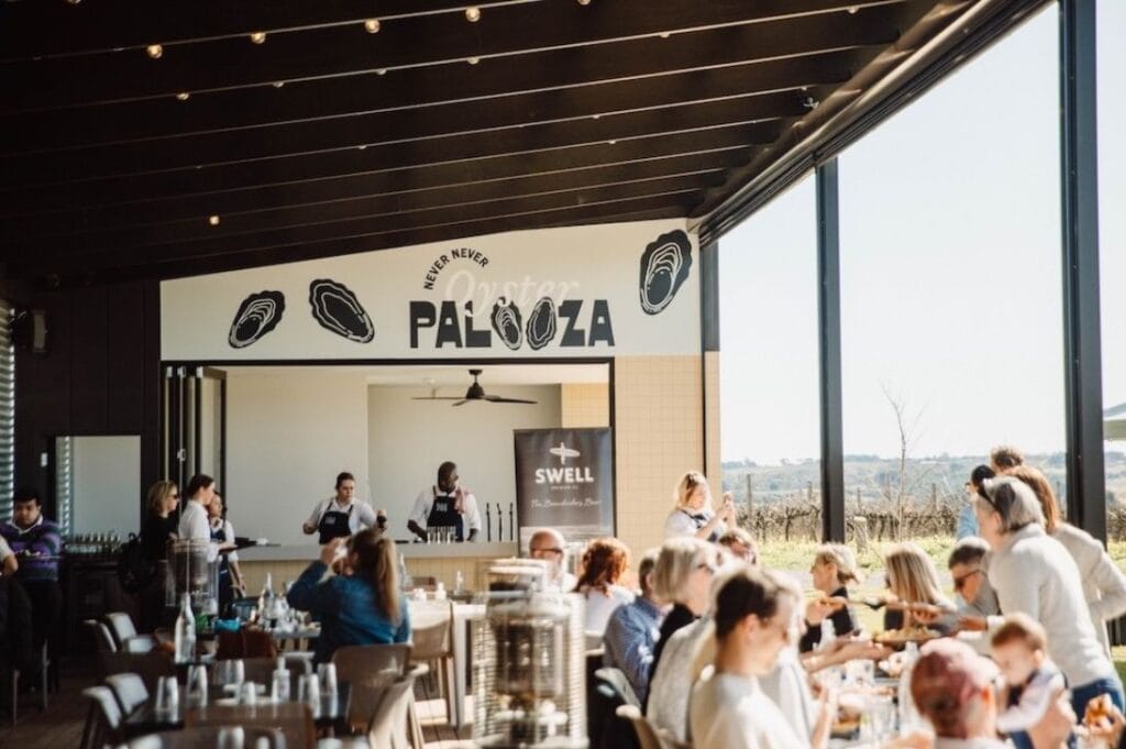 Never Never Distilling Co is hosting an Oyster Palooza at their cellar door in McLaren Vale, South Australia.