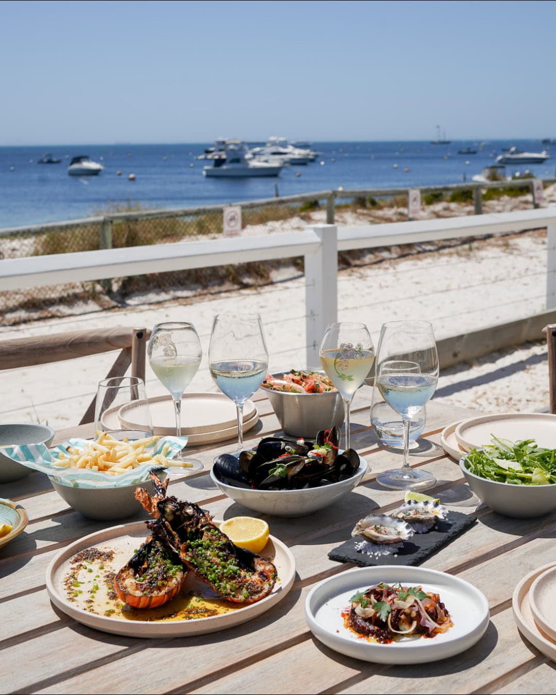 Lunch at Samphire, Rottnest Island