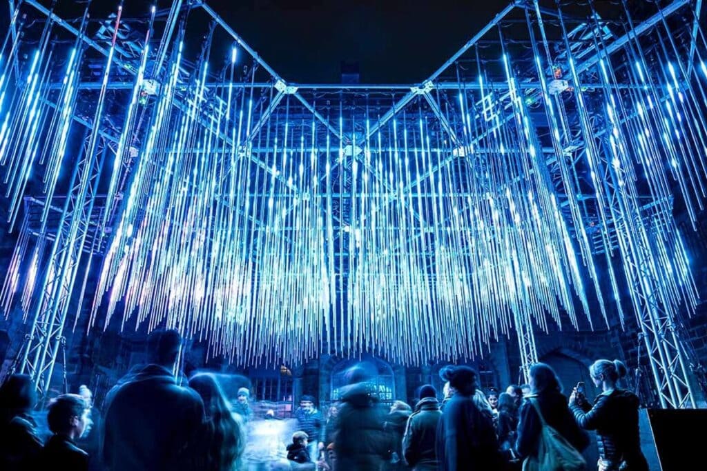 SomniUs installation at Illuminate Adelaide.