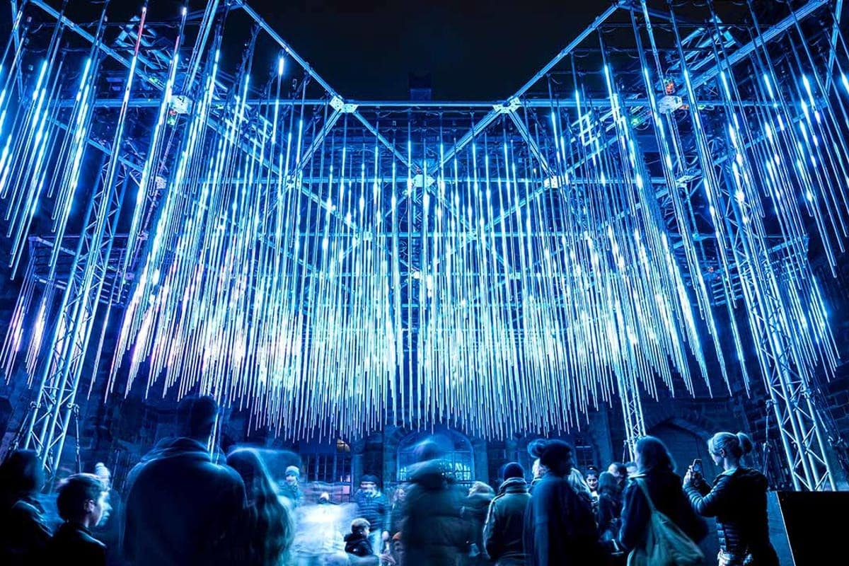 SomniUs installation at Illuminate Adelaide.