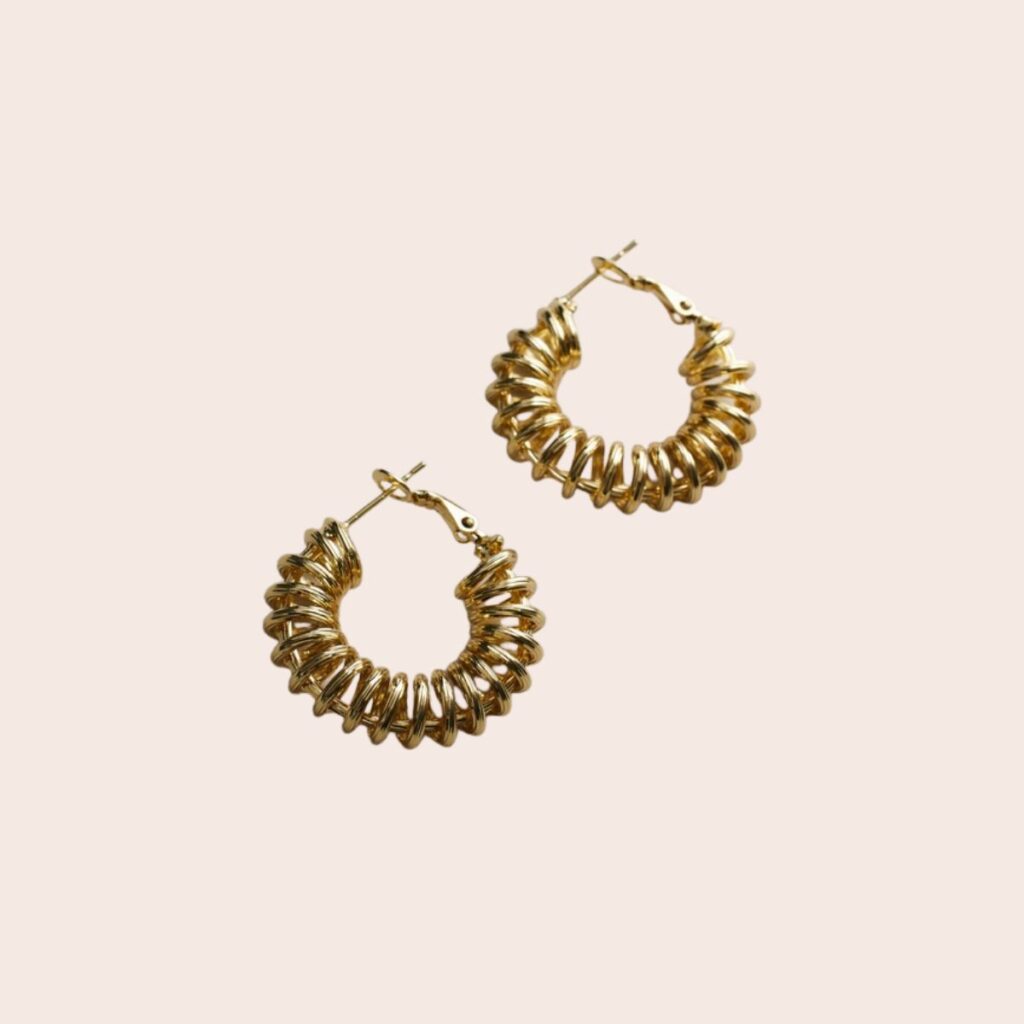 Reliquia Jewellery Spiral Hoop Earrings Reliquia Jewellery Spiral Hoop Earrings