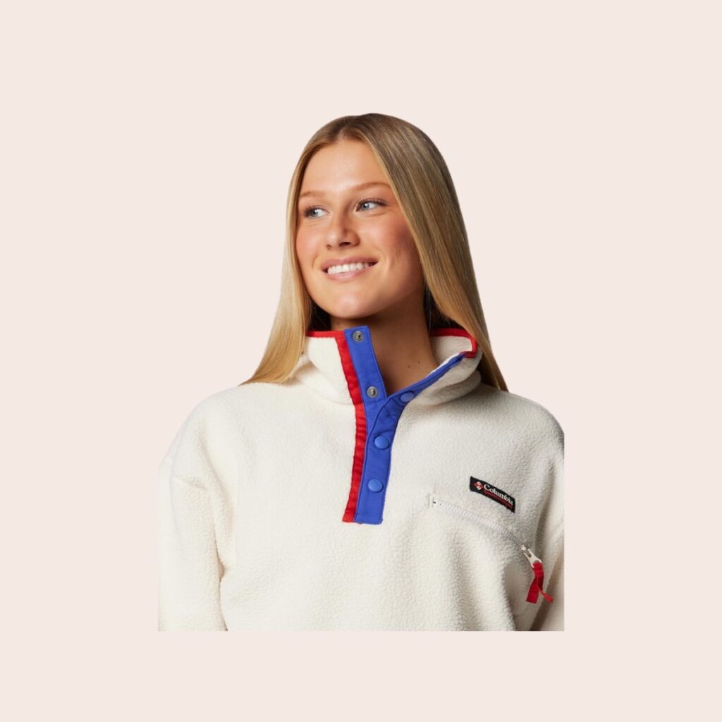 Columbia Helvetia II Cropped Half Snap Fleece Pullover