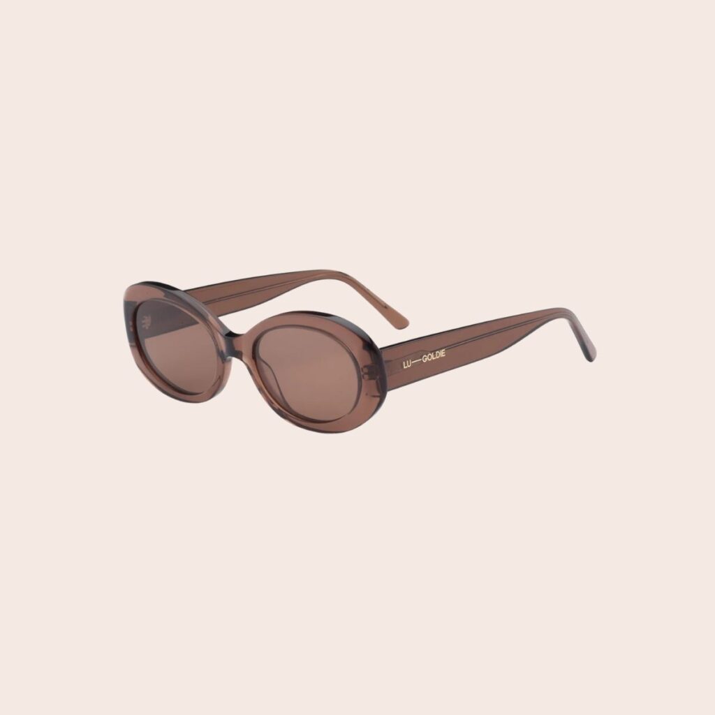 Lu Goldie Valentina Sunglasses in Coffee Lu Goldie Valentina Sunglasses in Coffee