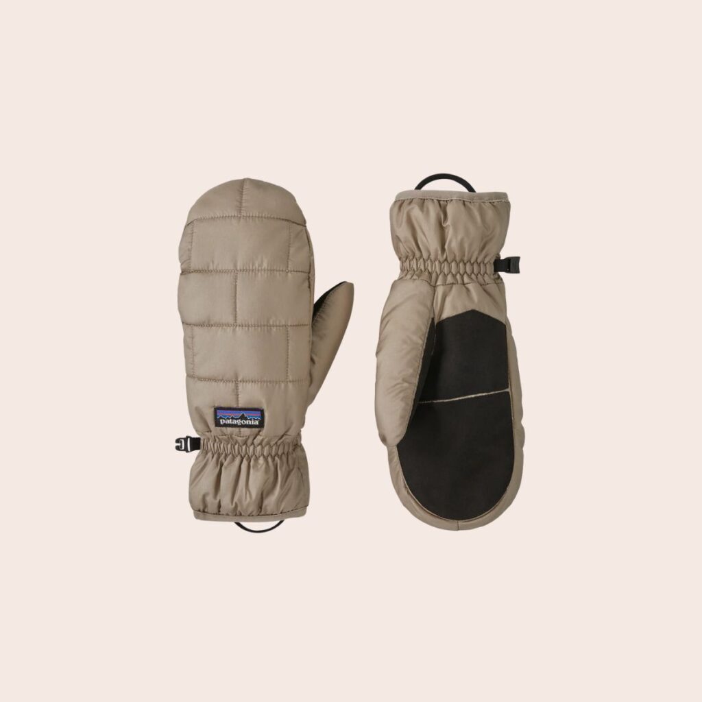 Patagonia Nano Puff Mitts in Sea Bird Grey Patagonia Nano Puff Mitts in Sea Bird Grey