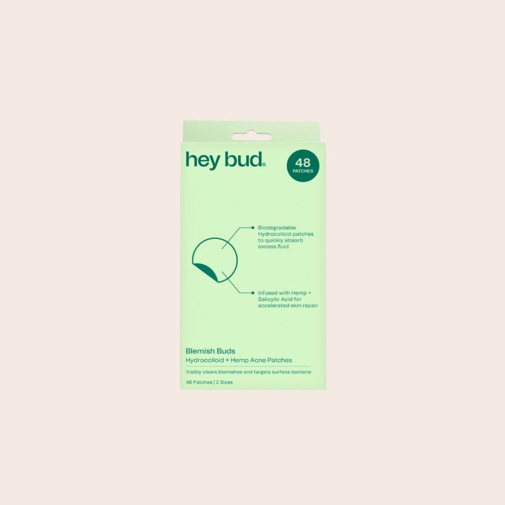 Hey Bud Hydrocolloid + Hemp Pimple Patches