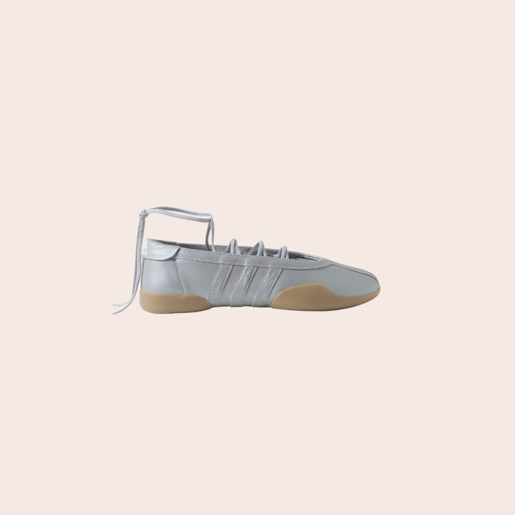 Adidas Originals Taekwondo Mei Ballet Metallic Leather Sneakers