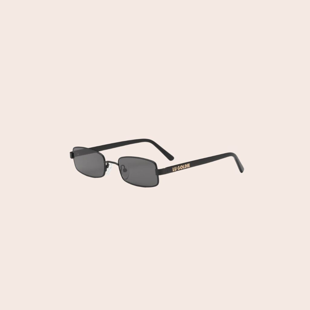 Lu Goldie Nina Sunglasses in Black Lu Goldie Nina Sunglasses in Black