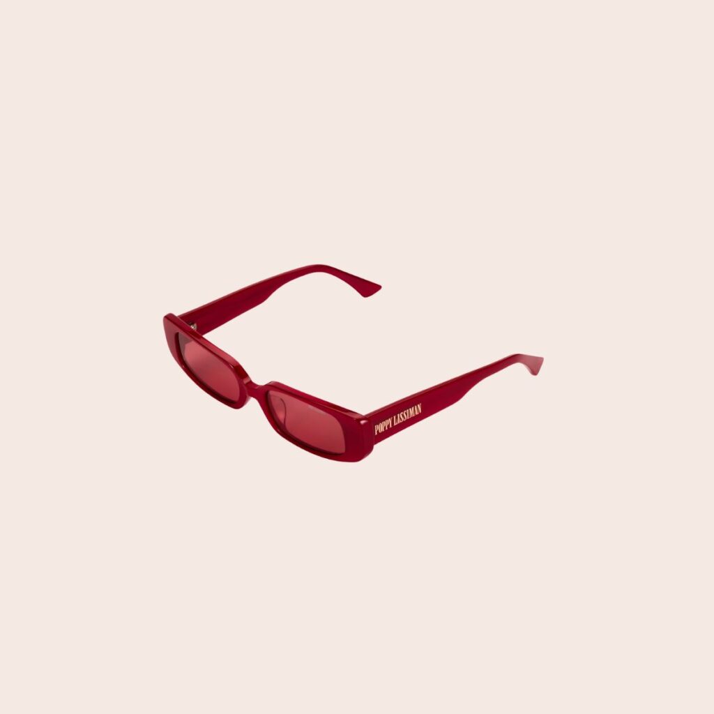 Poppy Lissiman Sean Sunglasses in Ruby Poppy Lissiman Sean Sunglasses in Ruby