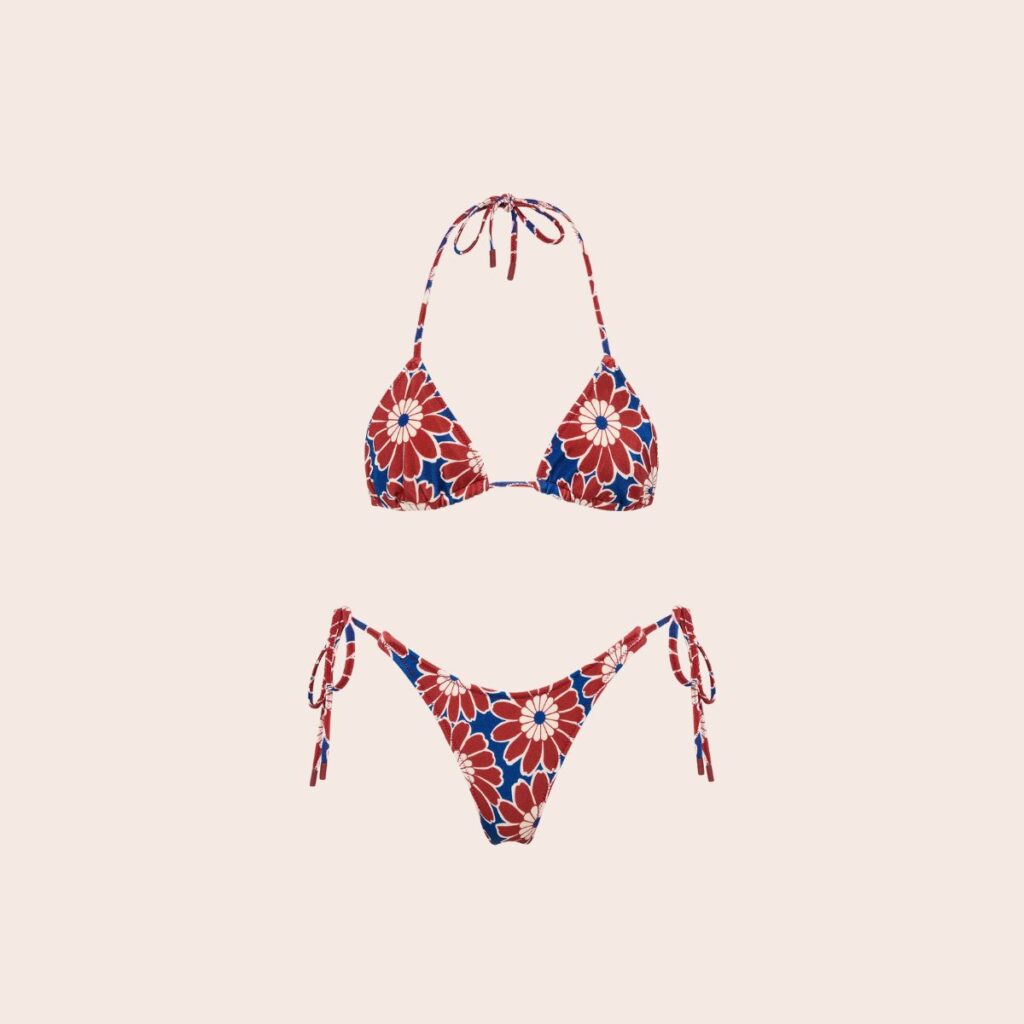 Triangl Vinca - Toco Floral Triangle Bikini Set