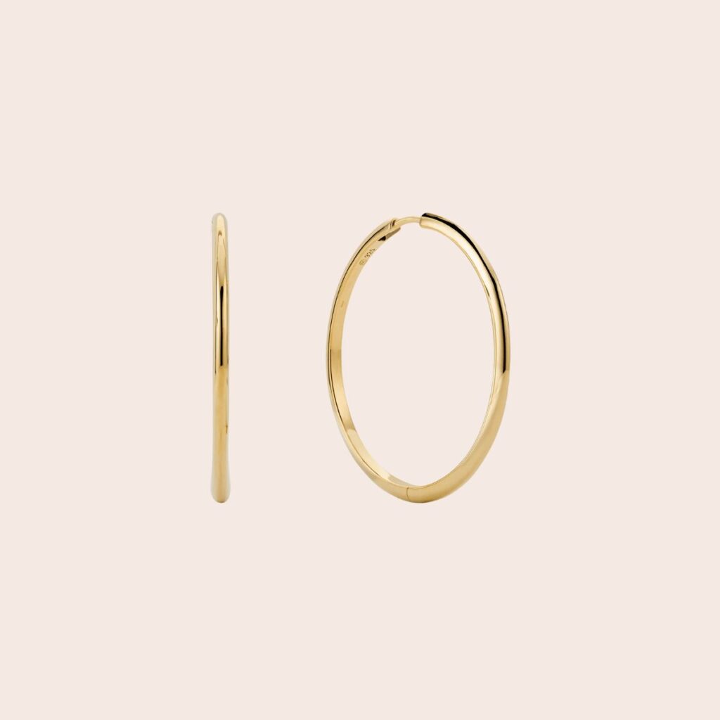 Mejuri Tube Oversized Hoops Mejuri Tube Oversized Hoops