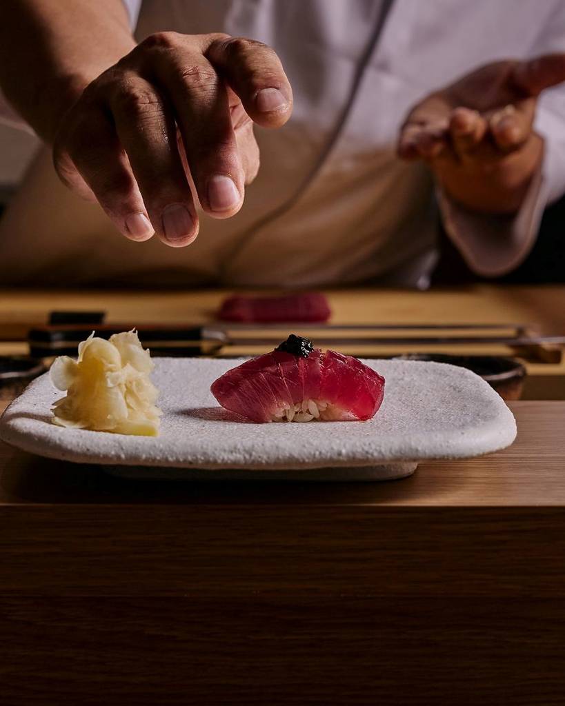 hand crafted sushi at kirishima in melbourne