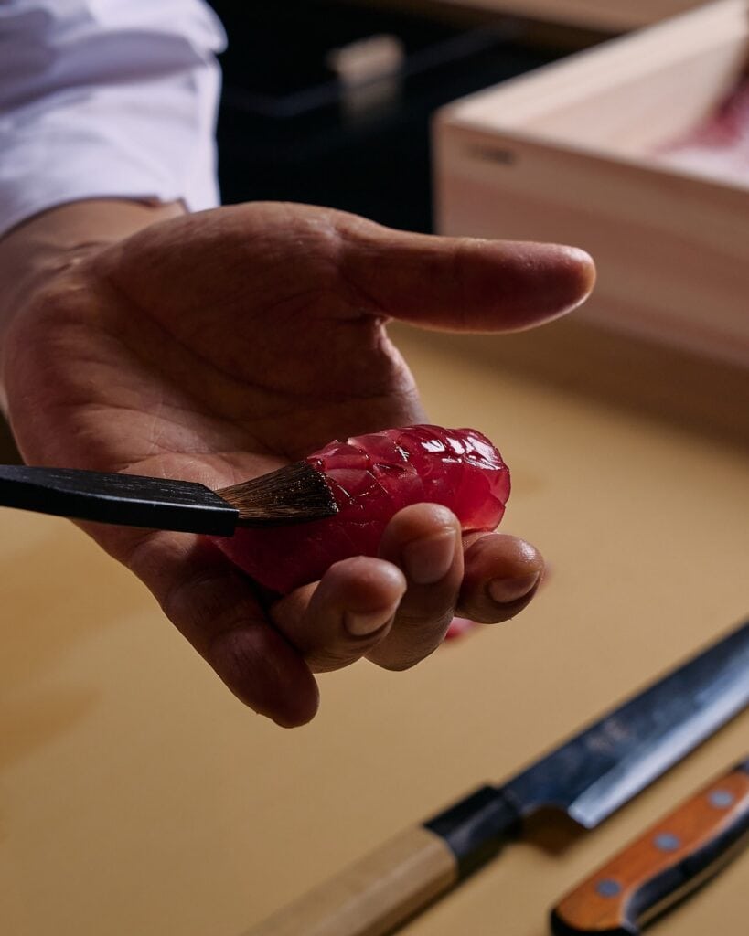 hand crafted sushi at Kirishima in Melbourne