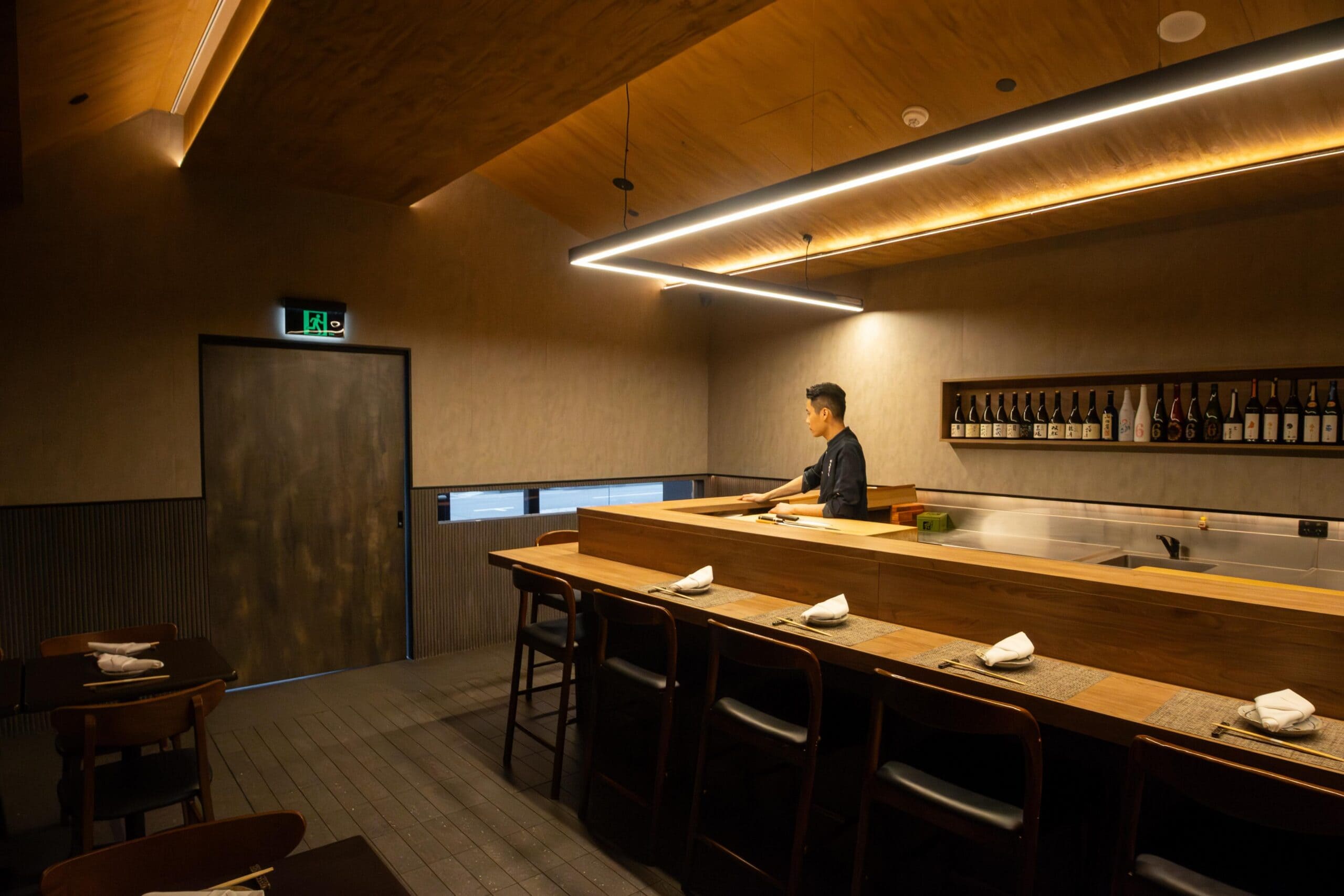 kentaro omakase counter in melbourne japanese restaurant