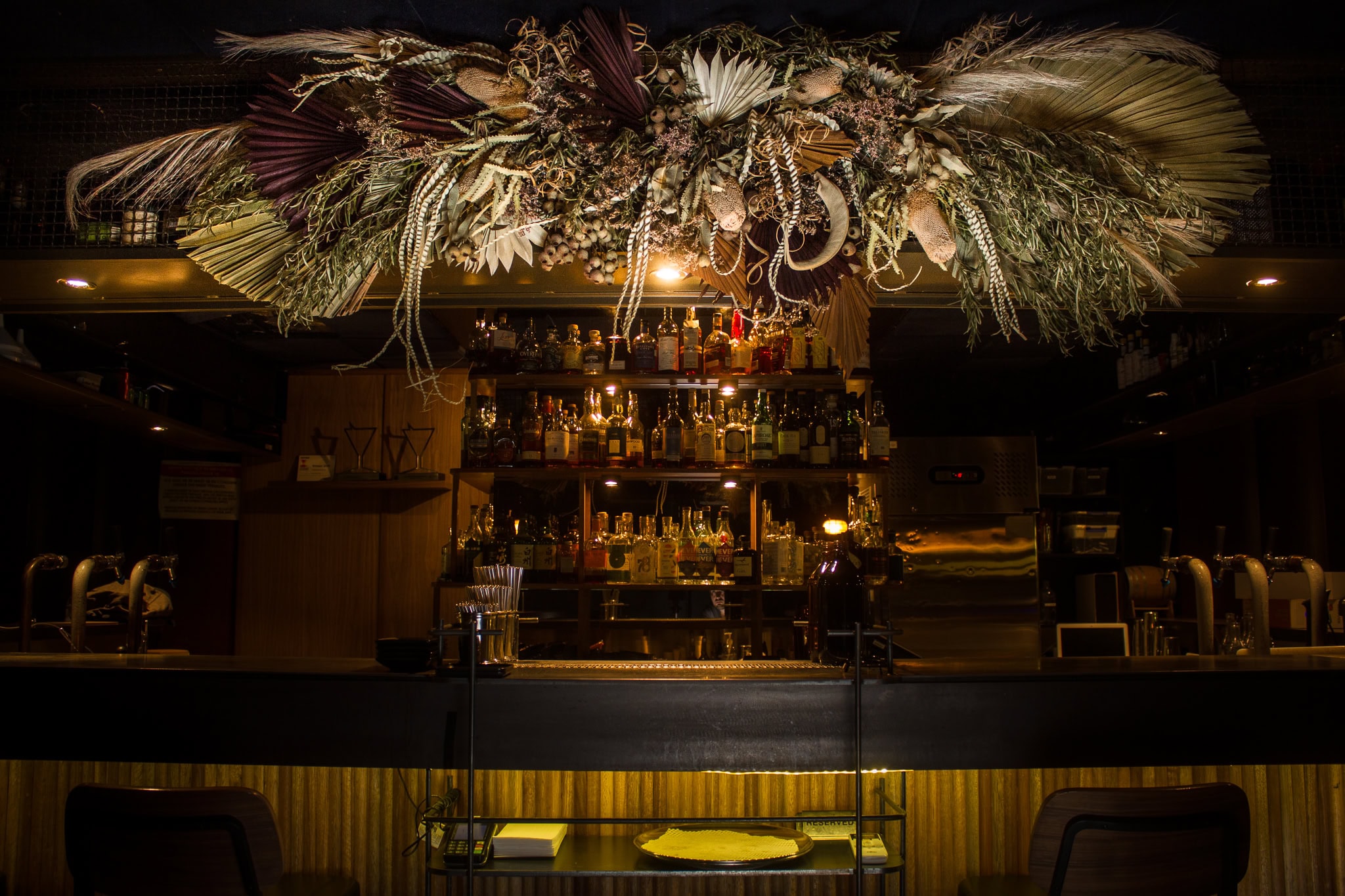 Bar at Maybe Mae in Adelaide.