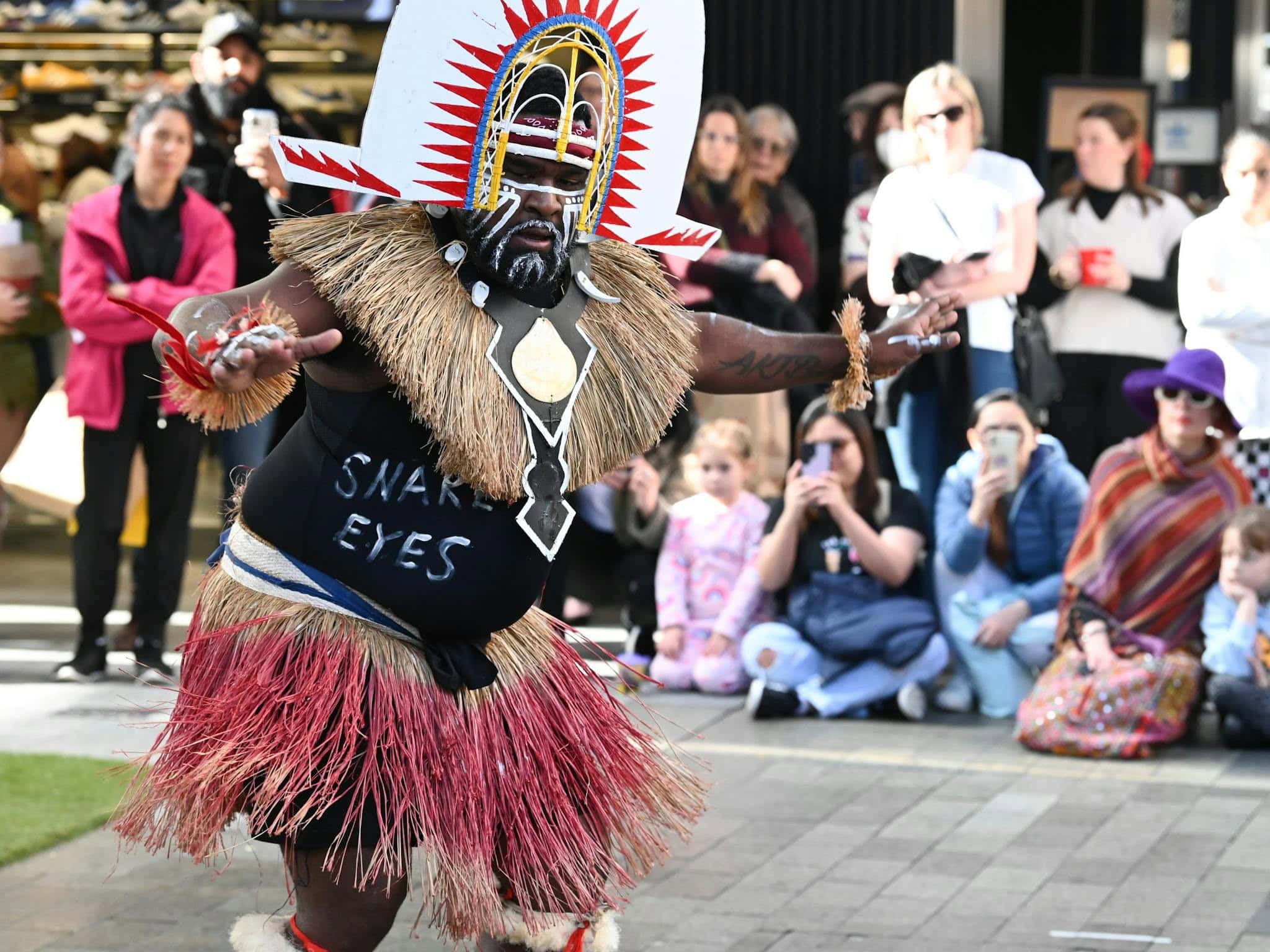 Performance as part of NAIDOC In The Mall, Adelaide, South Australia 3