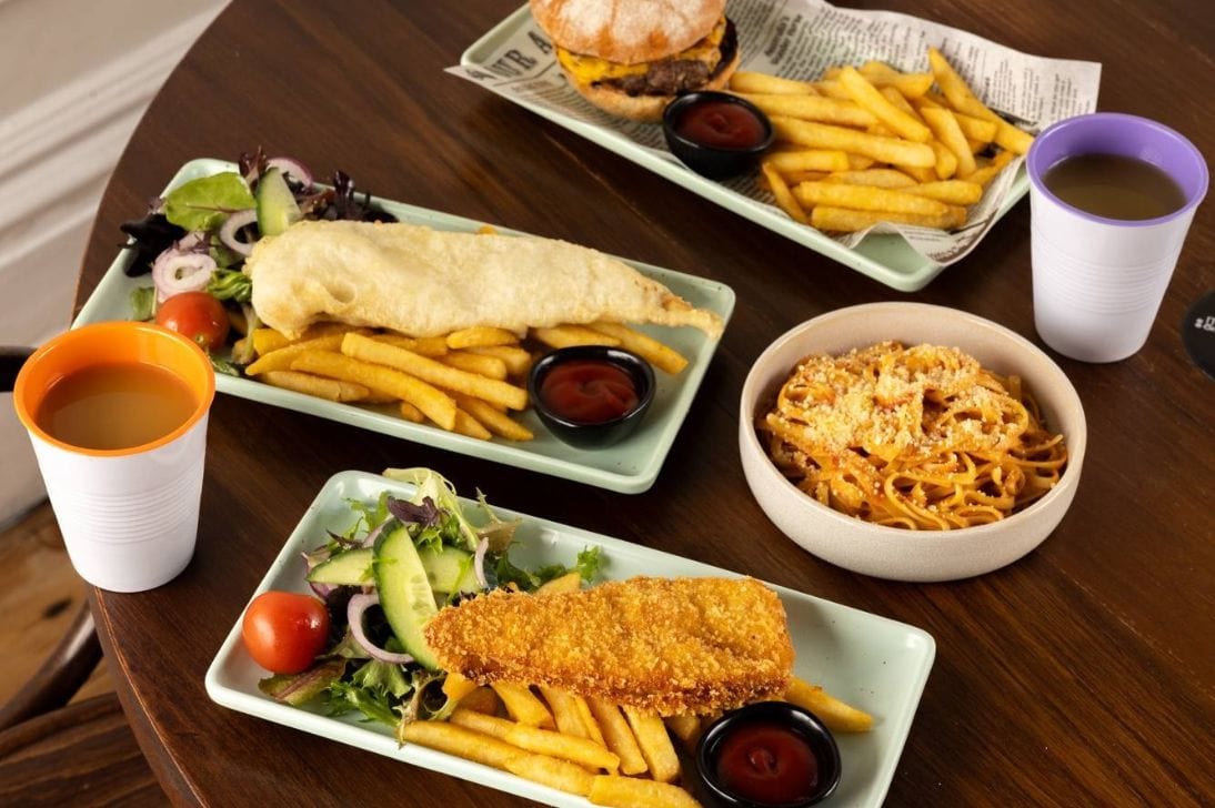 Kids menu at Tower Hotel in Adelaide, South Australia.