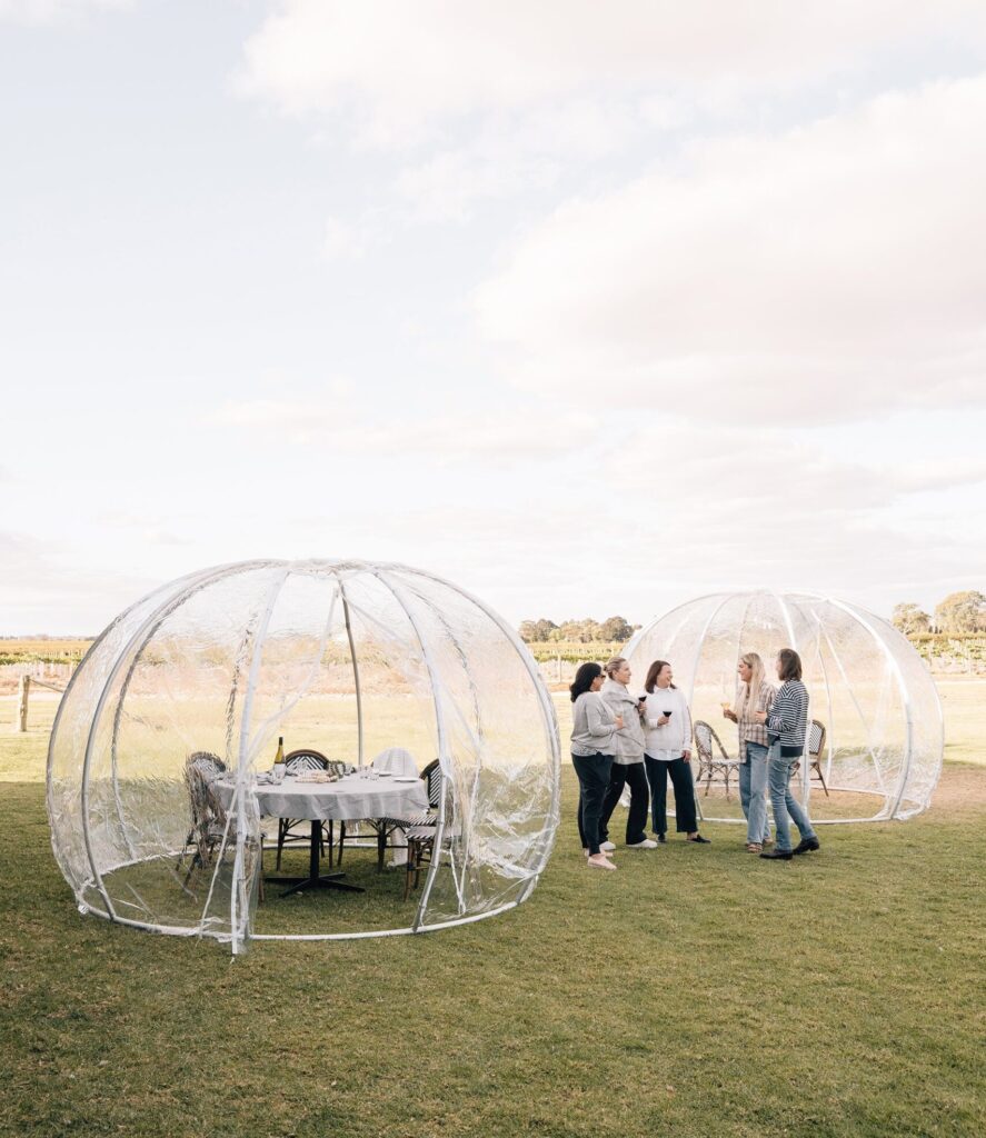 Dome Dining at Winter Choc Fest in South Australia.