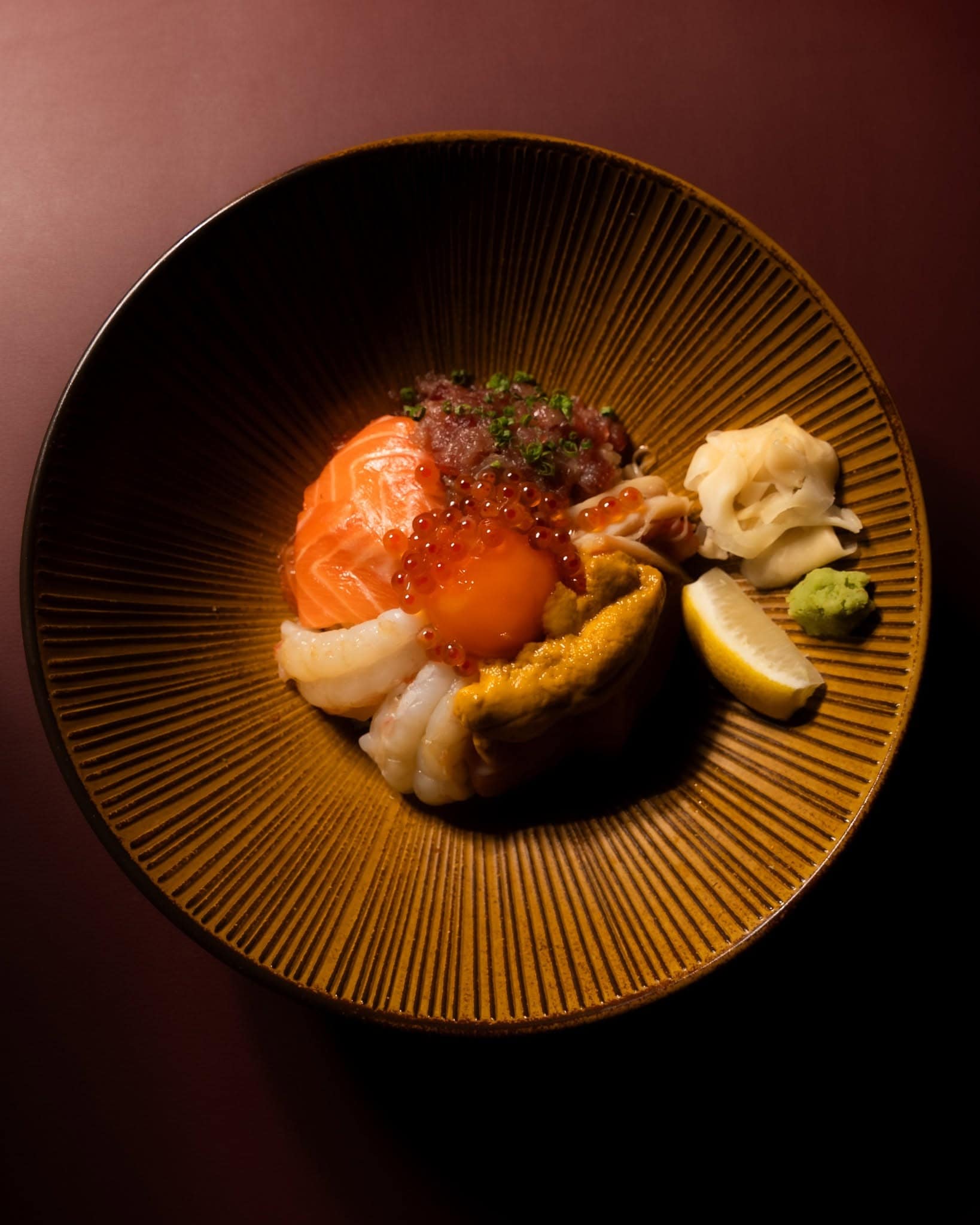 beautiful chirashi don dish at sachi melbourne