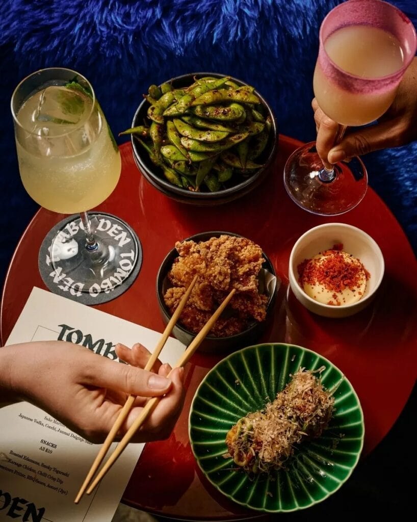 tombo den selection of dishes