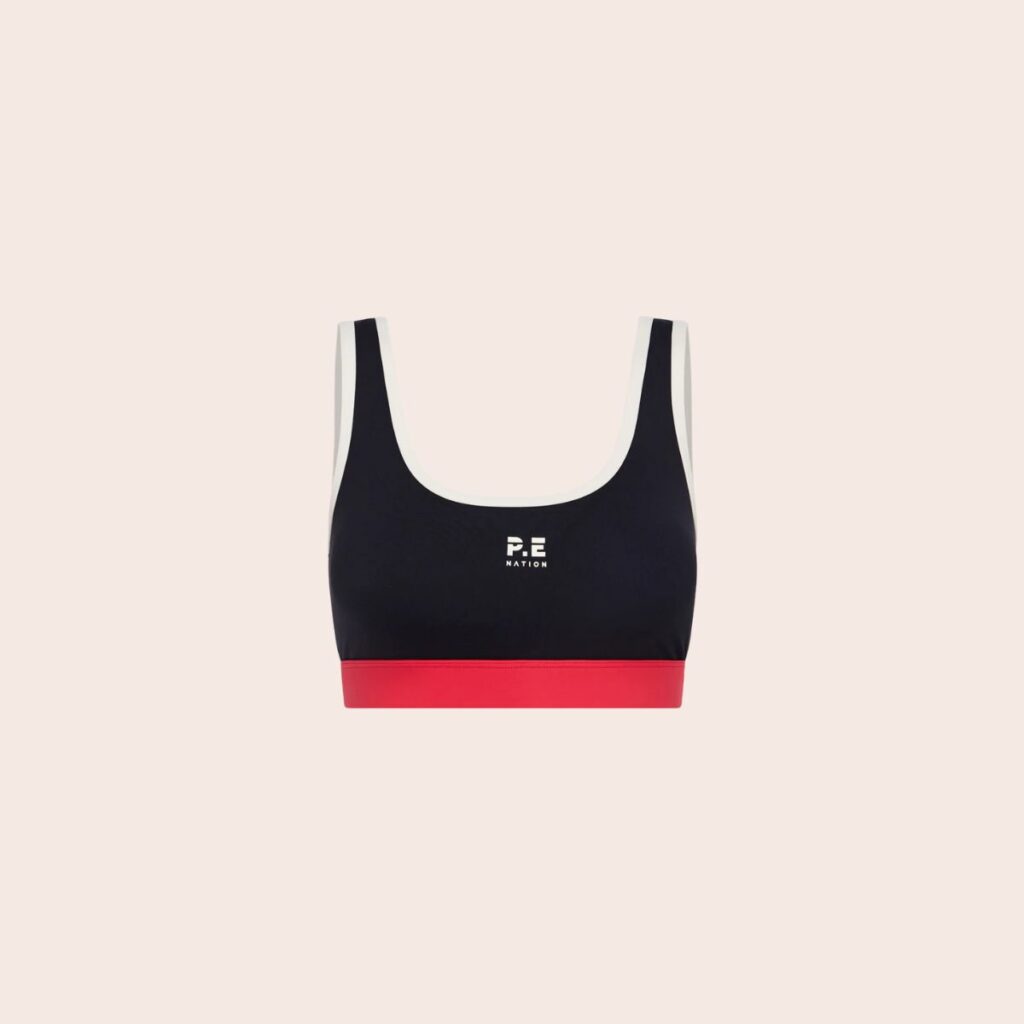 P.E. Nation Pursuit Sports Bra in Dark Sapphire 