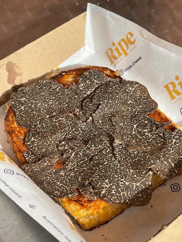 RIPE_Truffle Toastie queen victoria market truffle season winter in melbourne