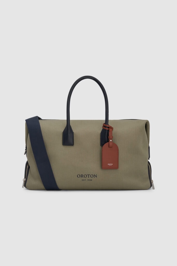 Oroton Voyager Weekender Canvas Oroton Voyager Weekender Canvas
