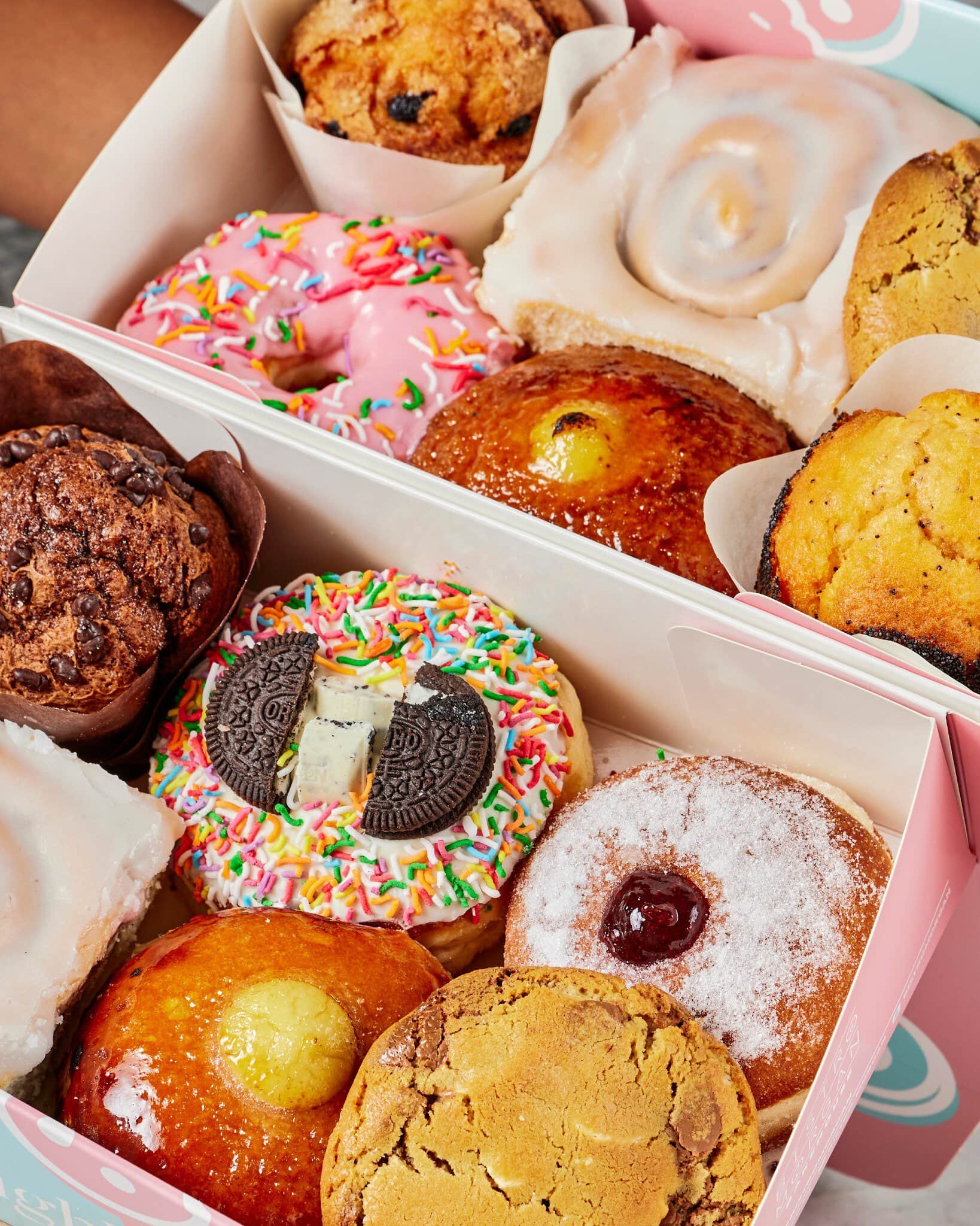 Bistro Morgan donut selection in Fitzroy, donuts in Melbourne