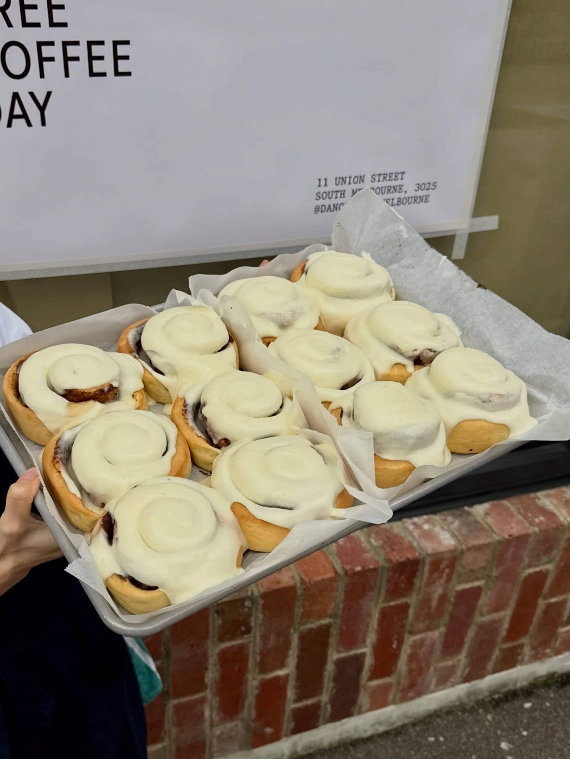 dance bakes classic cinnamon scrolls a new melbourne bakery in south melbourne