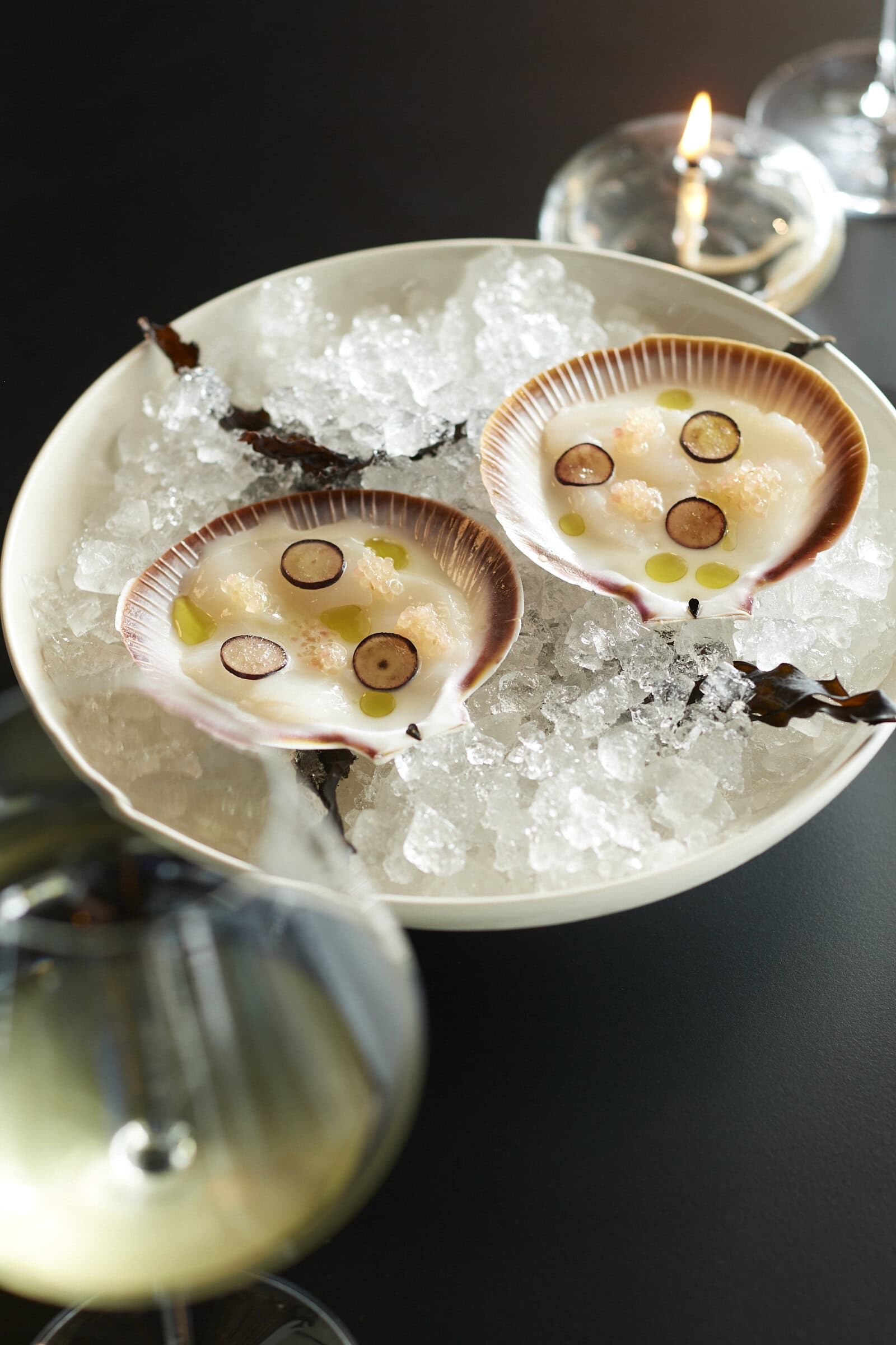 Scallops at Pearla & Co.