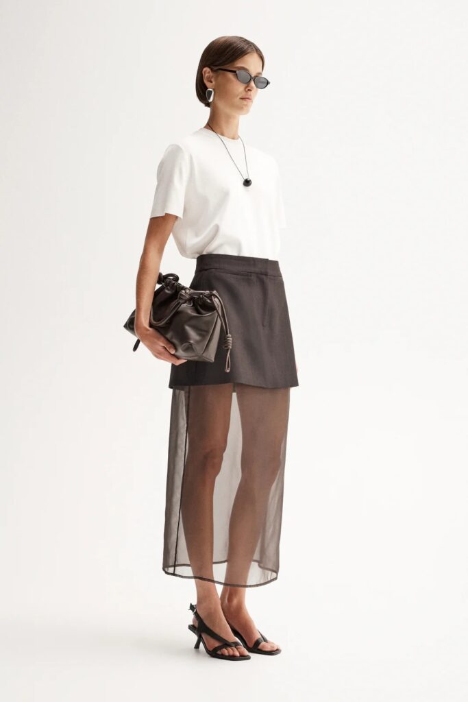 Elka Collective Pharoah Skirt Chocolate Elka Collective Pharoah Skirt Chocolate