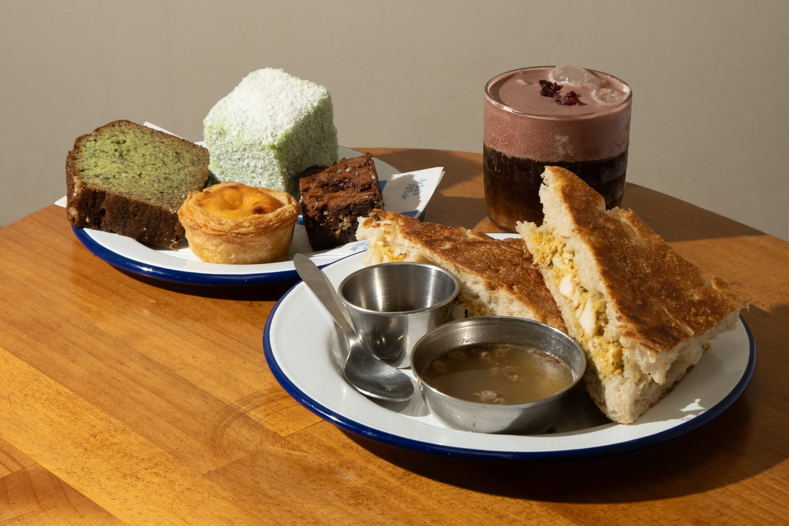 Ada's Affair full menu spread