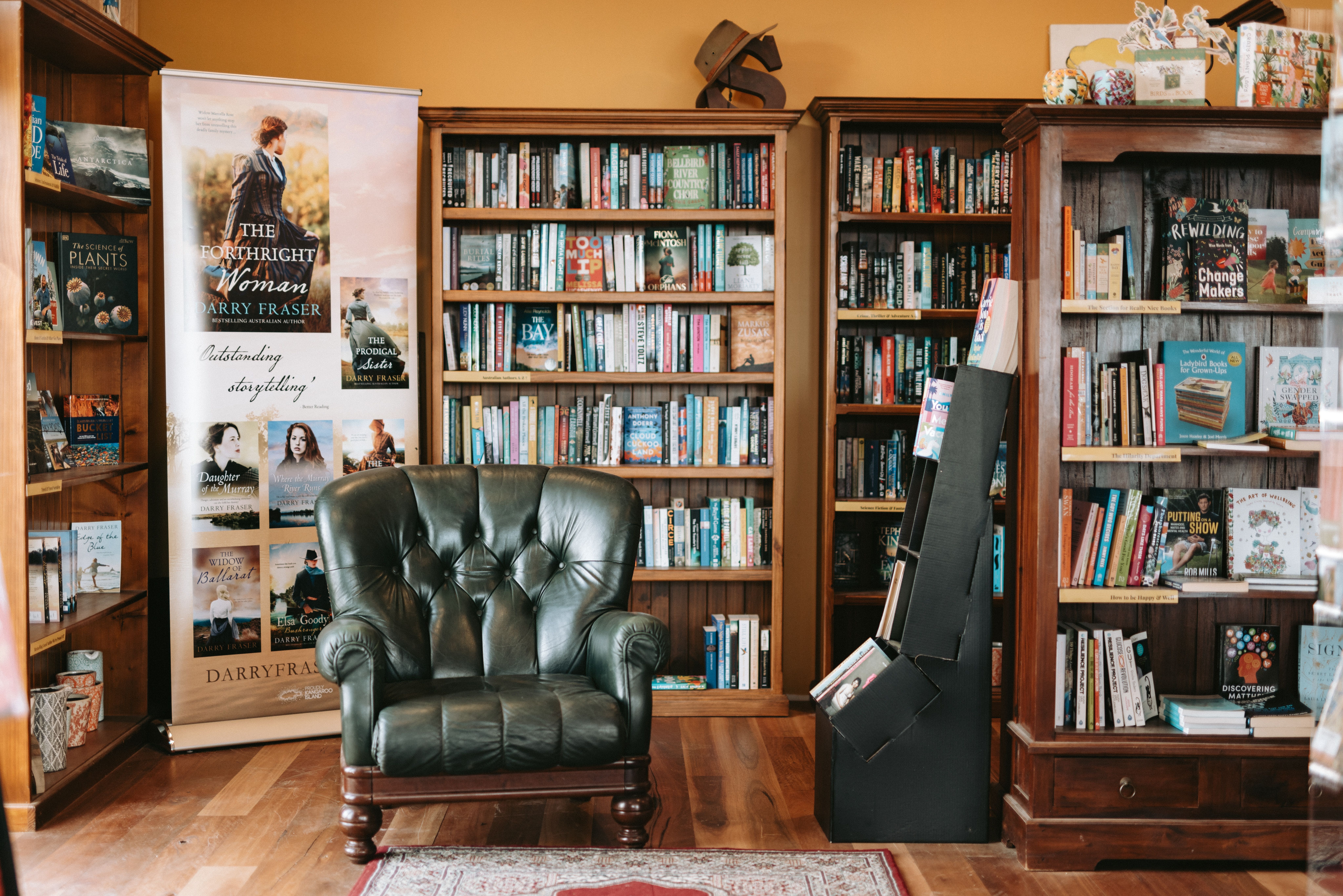 Big Quince Book Shop on Kangaroo Island.