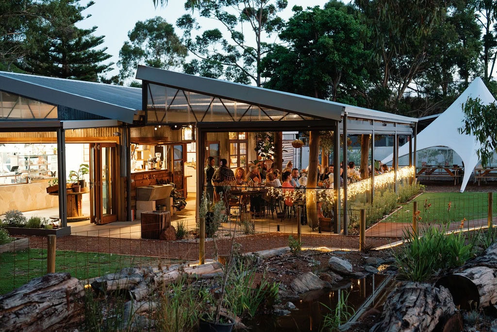 Dining area at 11 Acre Farm