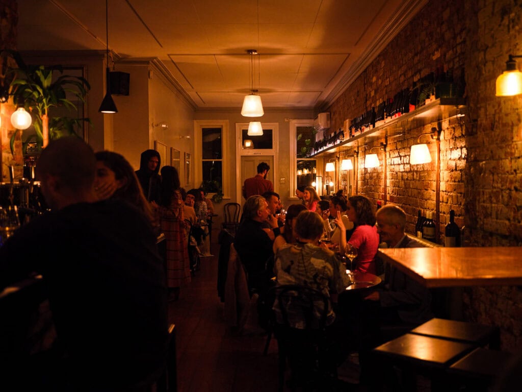 henry sugar bar, a romantic bar on rathdowne street, carlton, melbourne.