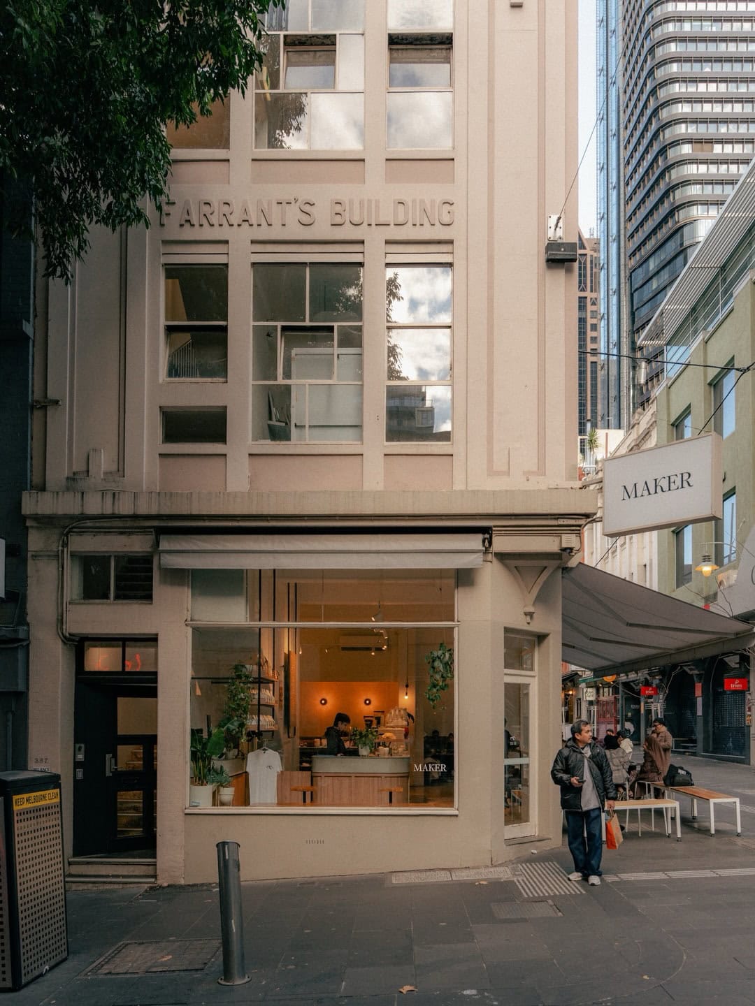 Maker Coffee Melbourne CBD facade