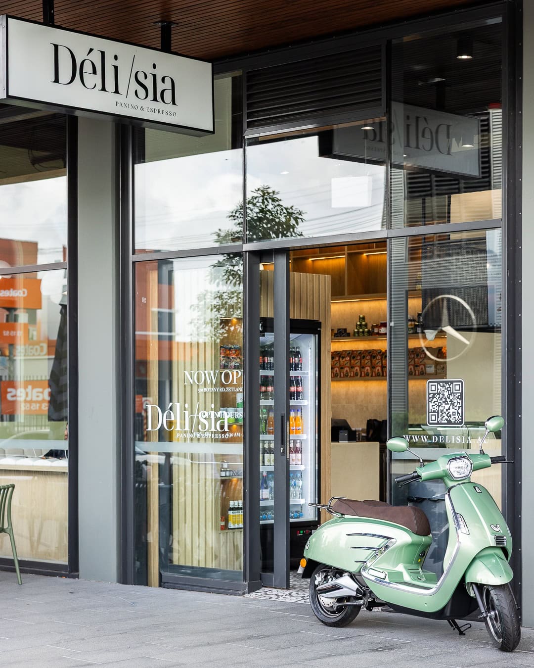 Delisia Panino & Espresso shopfront exterior Zetland Sydney